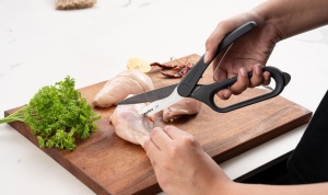 Foarfeca multifunctionala Zyliss, 24 cm, lame din inox, maner ergonomic din material sustenabil - Img 3