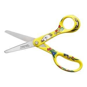 Foarfeca pentru copii Fiskars X Moomin, 13 cm, din otel inoxidabil, design Snorkfraulein - Img 4