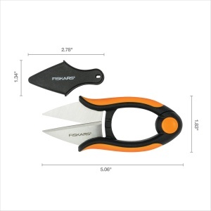 Foarfeca pentru ierburi Fiskars 310020-1001, 12.7 cm, negru - Img 7