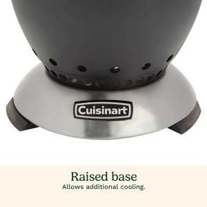 Foc de tabara Cuisinart 19 cm, ultramobil, cu suport pentru lemne si peleti - Img 5