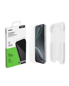 Folie de protectie Belkin InvisiGlass pentru iPhone 17 Pro, 0.29mm, rezistenta la zgarieturi