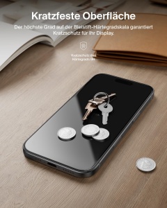 Folie de protectie Belkin ScreenForce InvisiGlass pentru iPhone Air, 9H, antireflexiva - Img 3