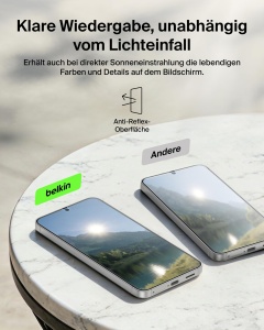 Folie de protectie Belkin Titan EcoGuard pentru Samsung Galaxy S26, anti-reflex, ultra subtire - Img 8