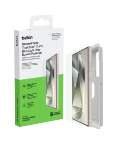 Folie de protectie Belkin TrueClear Curve pentru Samsung Galaxy S24 Ultra, cu filtru de lumina albastra - Img 2