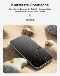 Folie de protectie din sticla Belkin pentru iPhone 17 Pro Max, rezistenta la zgarieturi, 2 bucati - Img 4