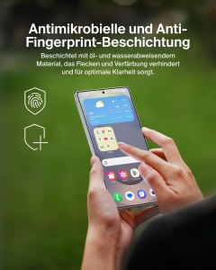 Folie de protectie pentru ecran Belkin InvisiGlass pentru Samsung Galaxy S25 Ultra, antimikrobiala, 9H - Img 6