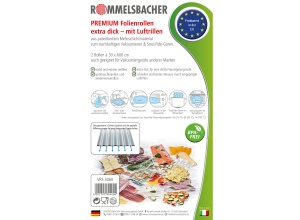 Folie pentru vidat Rommelsbacher VRS 3060 2 role BPA-free rezistenta si reutilizabila - Img 2