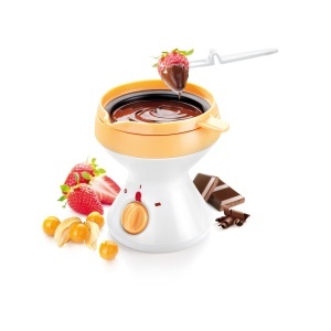 FONDUE DE CIOCOLATA TESCOMA DELICIA, 6 GAB. FONDUEGABELN, ANTIHAFT, 2 HIZESTUFEN - Img 4