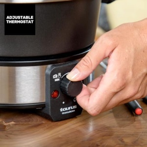 Fondue electric Taurus FF2 1000W 2L negru set pentru 8 persoane - Img 3