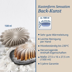 Forma de copt Dr Oetker Sensation antiaderenta 230degC 1900 ml - Img 3