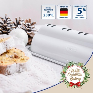 Forma de copt Dr Oetker White Christmas Baking Antiaderenta 31x15x7 cm 1550 ml - Img 4
