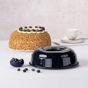 Forma de copt Frankfurter Kranz Dr. Oetker 26 cm Emaille, rezistenta la zgarieturi, albastra - Img 2