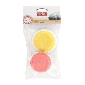 Forma de copt pentru muffins Zenker 684848, 100 buc, 5 cm, colorate - Img 5