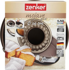 Forma de copt Zenker 7352 Mojave Gold 26 cm MahagoniGold cu baza detasabila - Img 4