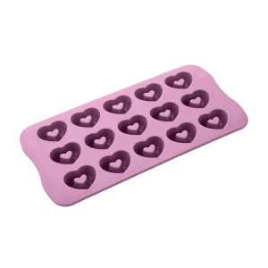 Forma de praline din silicon Zenker, roz, 11.5 x 21 cm, 15 forme - Img 2