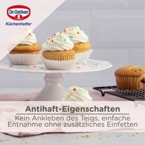 Forma pentru briose Dr Oetker Classic 6 forme otel negru antiaderenta rezistenta la caldura 230degC - Img 4