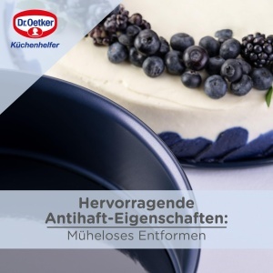 Forma rotunda Dr Oetker Springform O 26 cm email rezistent albastru inchis - Img 5