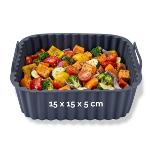 Forma silicon FACKELMANN 45104 pentru friteuza cu aer cald, 15x15 cm