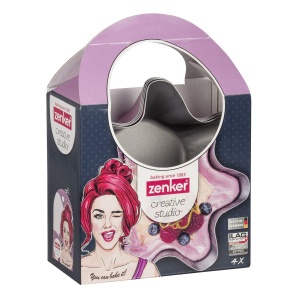 Forme de copt Zenker Creative Studio set 4 piese antiaderente Frozen Rose - Img 7
