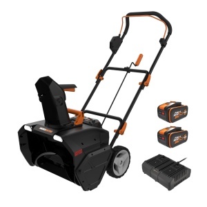 Freza de zapada pachet WORX WG471E 40V, Motor fara perii, Latime 51cm, 2 acumulatori 4Ah