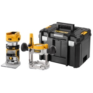 Freza Kombinata DEWALT DCW604NT, 18V, Motor Fara Perii, 6-8 mm Prindere