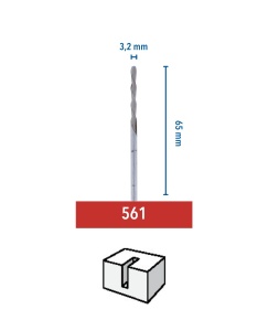 Freza multifunctionala Dremel 561, diametru 3.2 mm, pentru lemn, plastic si gips-carton - Img 2