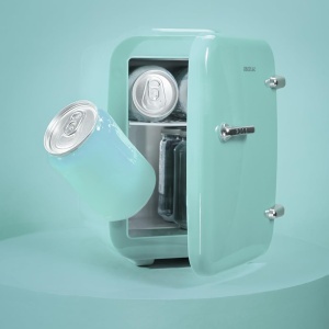 Frigider compact Cecotec Bolero MiniCooling 4L, 12V-220V, culoare albastra - Img 7