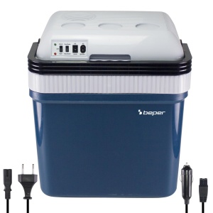 Frigider electric portabil Beper P102CON300, 24 litri, racire si incalzire, albrosu