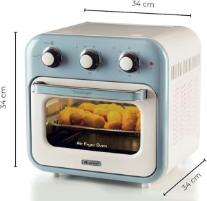 Friteuza cu aer cald Ariete Vintage 4632, 16L, 1400W, albastru - Img 5
