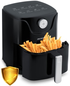 Friteuza cu aer cald Berdsen BD-654, 2,5 L, 1000 W, negru - Img 2