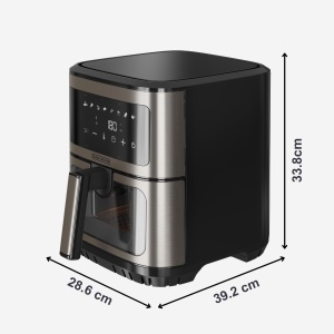 Friteuza cu aer cald BlackDecker BXAF2501E, 6.5L, 1600W, Touchscreen - Img 7