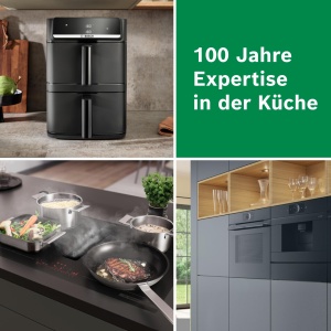 Friteuza cu aer cald Bosch MAFD661B0, 12L, 6 programe, neagra - Img 9
