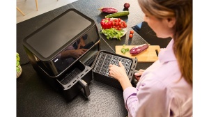 Friteuza cu aer cald Braun TwinCook 5 TD5030IBK 10L 8 programe Negru - Img 6