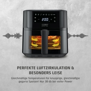 Friteuza cu aer cald CASO AirFry 6.0, 6 Litri, Timer, Inox - Img 6