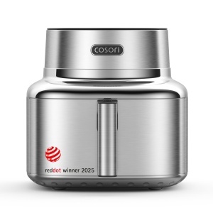 Friteuza cu aer cald COSORI ICONIC, 6.2L, Inox, PFAS Free
