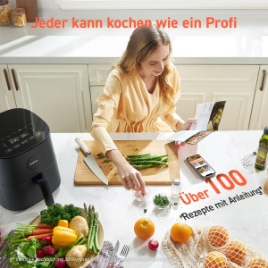 Friteuza cu aer cald COSORI Pro LE 4.7L, 7-in-1, 230, Hellgrau - Img 3