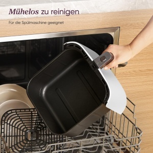 Friteuza cu aer cald Cosori TurboBlaze 9-in-1, 6L, 64 economie energie, Alb - Img 9