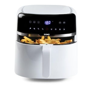 Friteuza cu aer cald DOMO DO1148FR, 8L, 1800W, alba - Img 5