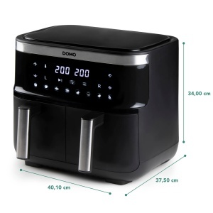 Friteuza cu aer cald DOMO DO537FR, 8L, 2850W, Touchscreen - Img 6