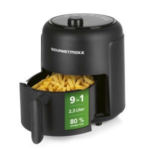 Friteuza cu aer cald GOURMETmaxx 2.3L, 1000W, Timer 60 min, Rapid-Air