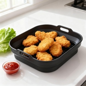 Friteuza cu aer cald GRIFEMA 2 Pack, 5-8L, Silikon, Hitzebestandig - Img 2
