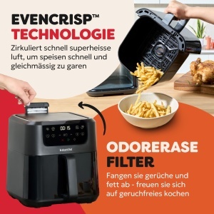 Friteuza cu aer cald Instant Pot Vortex Compact 5L Negru 4-in-1 Tehnologie EvenCrisp - Img 7