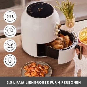 Friteuza cu aer cald Karaca Multifry 35L 1300W Functie Timer Curatare Usoara - Img 3