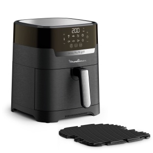 Friteuza cu aer cald Moulinex Easy Fry Grill EZ505810, 4.2L, 1550W, Negru