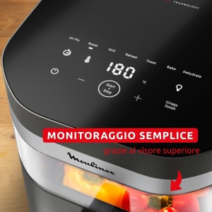 Friteuza cu aer cald Moulinex Easy Fry Infrared 7L, capacitate mare, tehnologie infrarosu - Img 7