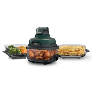 Friteuza cu aer cald Ninja CRISPi, 3,8 l, 1,4 l, Verde