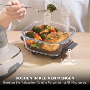 Friteuza cu aer cald Ninja CRISPi FN101EUSTGD, 3.8 l, 1700 W, Stone Gold - Img 8