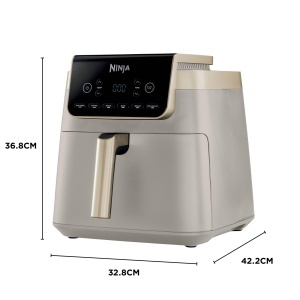 Friteuza cu aer cald Ninja MAX PRO, 6,2 L, culoare Stone Gold - Img 2