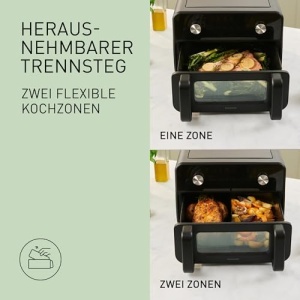Friteuza cu aer cald Panasonic NF-BC1000 Flex 96L Functie abur Negru - Img 11