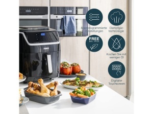 Friteuza cu aer cald Princess 182080, 6.5L, 1700W, 8 programe - Img 7